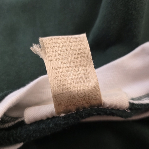 Vintage M&C Sportswear Cardinal Sweatshirt Green Pullover 1X Winter Holiday - Picture 5 of 6